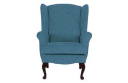 Carrington Fabric Chair - Turquoise